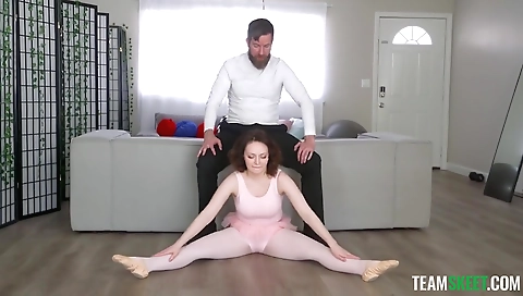 Sexy brunette hair with huge boobs