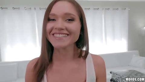 Sexy chick with big tits fucks in sexy lingerie