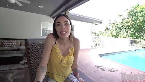 My friend's sexy feet in my room