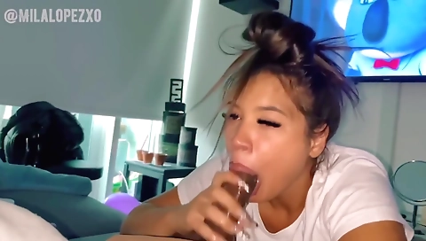 Married girl with big tits and a fat cock