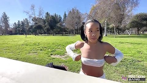 Sexy chick on a sexy babe